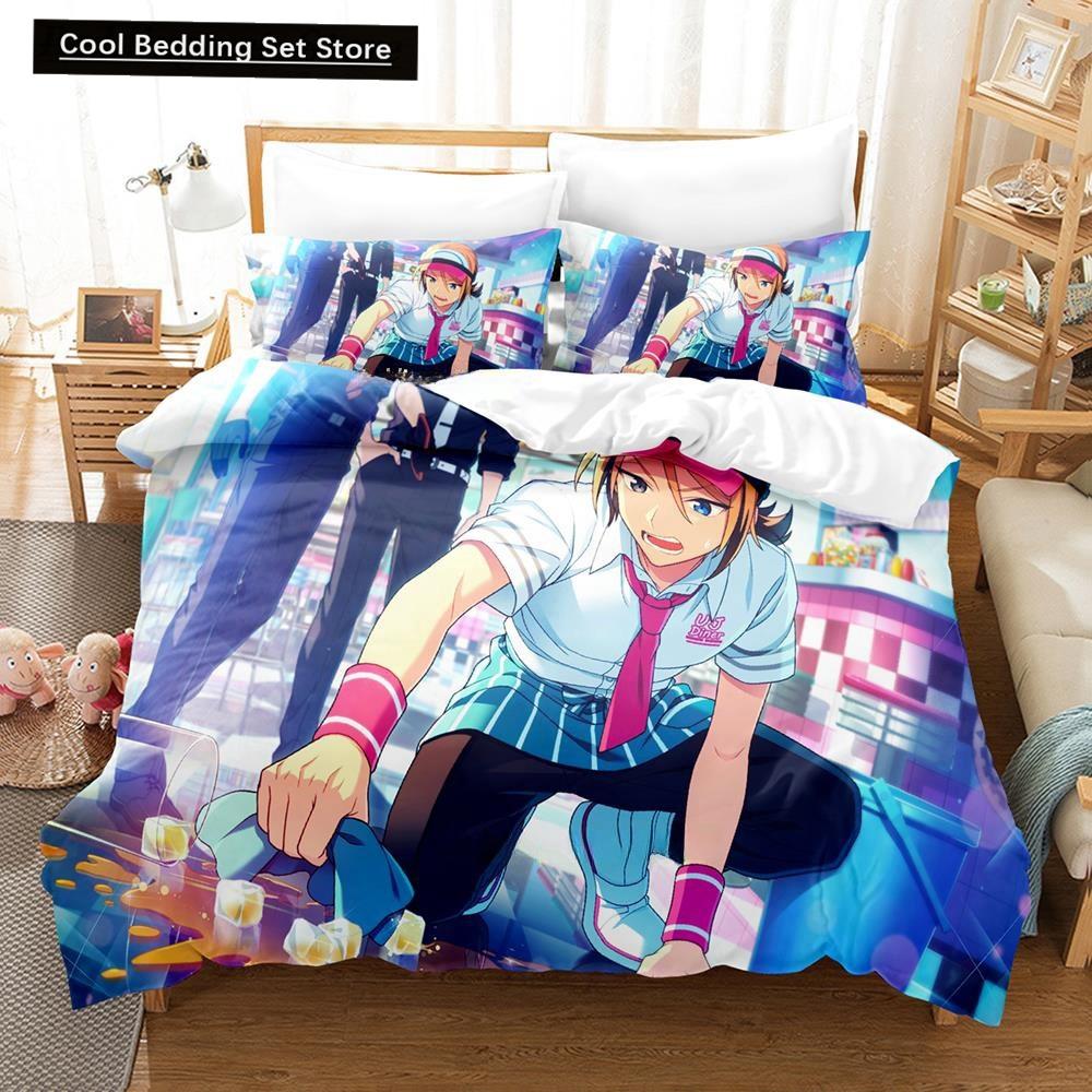 3D Cartoons Game Helios Rising Heroes Bedding Set Single Twin Full Queen King Size Bed Set Adult Kid Bedroom Duvet Cover Sets