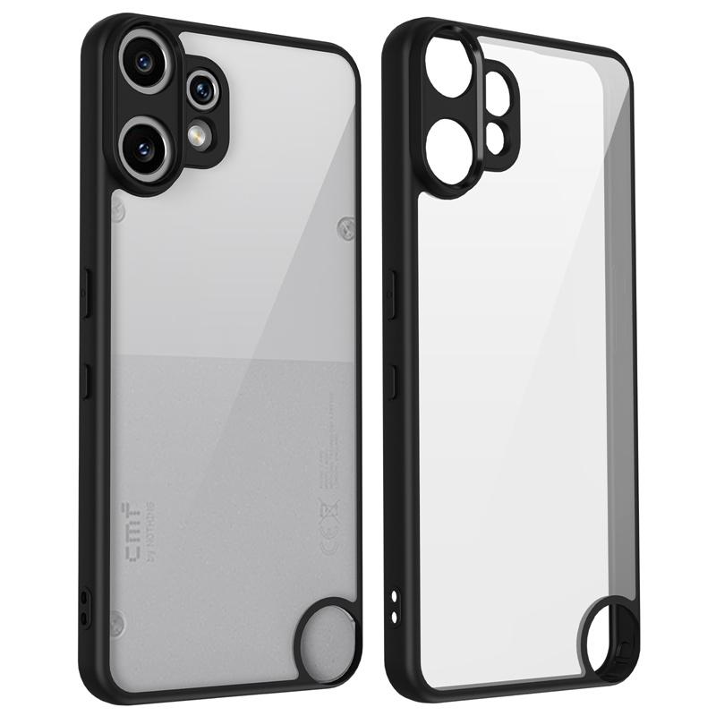 Nothing CMF Phone 2 Pro A001 Case Plating Silicone Bumper Shockproof Clear Back Cover Hard Phone Case for Nothing CMF Phone2 Pro