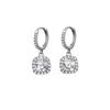 Valuable Moissanite Diamond Drop Earring 100% Real 925 Silver Promise Wedding Dangle Earrings for Women Party Jewelry