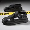 Fashion Summer Mesh Men Sandals Platform Shoes for Men Anti-slip Beach Sandals Soft Bottom Sport Sandals Men's Breathable Hiking Shoes
