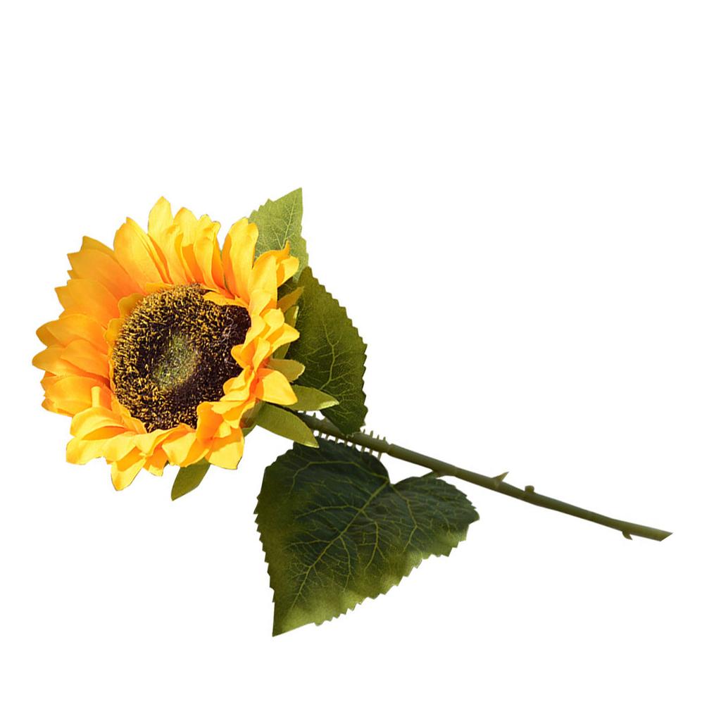Simulation Sunflower Pastoral   Artificial Flower False Silk Sunflower for Home Decoration