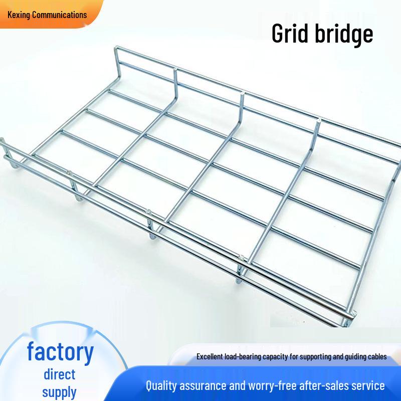 304 Stainless Steel Mesh Cable Tray for Food Processing and Computer Rooms