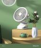USB Rechargeable Clip-On Fan with Night Light for Dorms and Offices