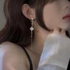Fashion Star Tassel Heart Hanging Earrings Cross Star Love Long Dangle Earrings Elegant Drop Earrings