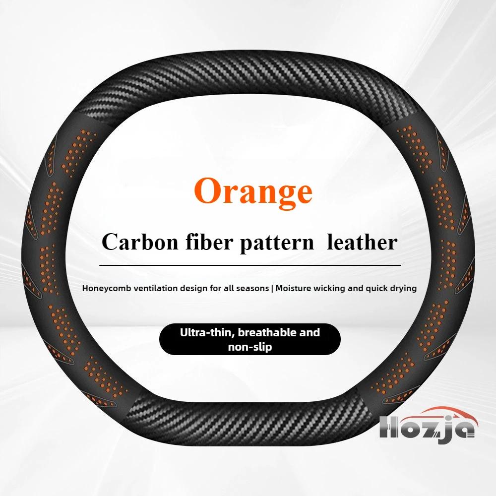 Leather Car Steering Wheel Cover for Opel Mokka GS Grandland Zafira Vivaro 2025 2026 Accessories IJ5
