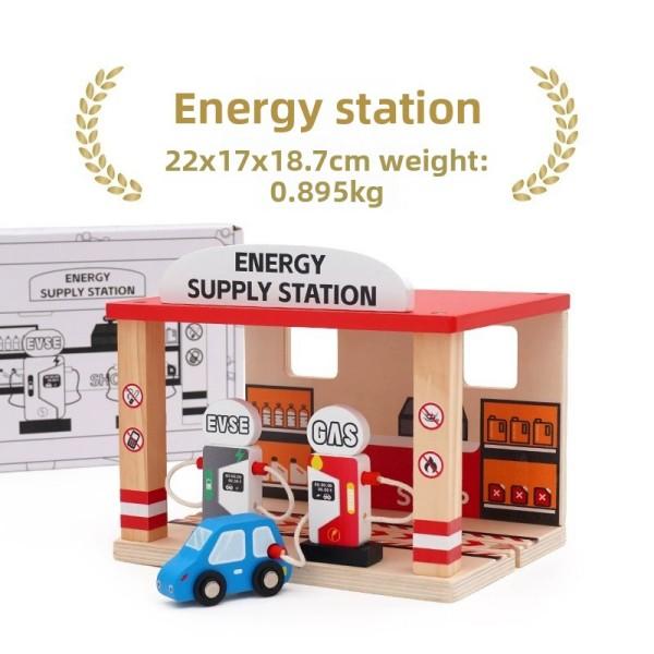 All Kinds Wooden Tunnel Station Platform Wooden Train Track Accessories fit for Brand Wooden Railway Track Toys for Children
