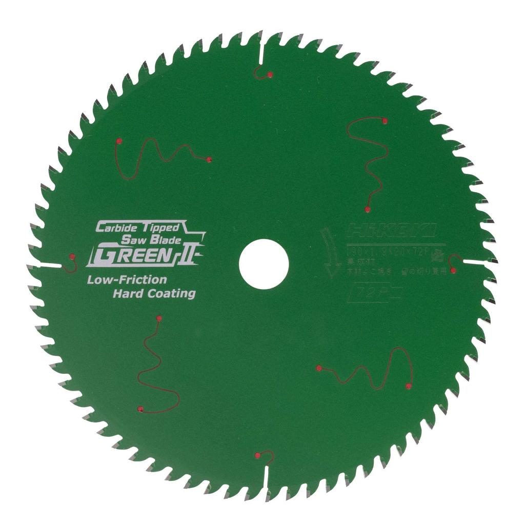 HIKOKI Super Tip Green for Tabletop Circular 190mm Outer Saw, II, Saws, Diameter, Wood, 0033-3296