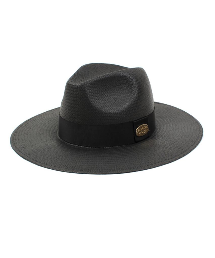 Yunibeosyeolkemiseuteuli Summer Metal Long Fedora Bk Summer Metal Fedora