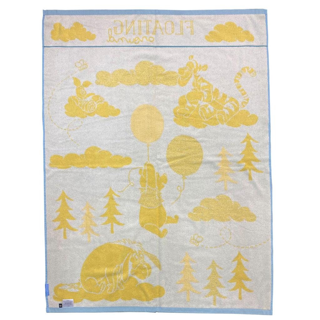Marushin Disney Winnie the Pooh Towel Blanket with Forest Balloon Design 85 X 115 Cm Children's (2215044000),