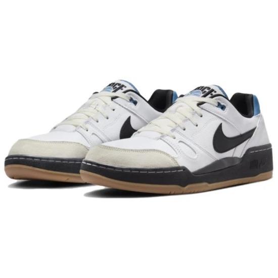 Nike Full Force Low White Black Aegean Storm - HJ7262-100 Men's Sizes