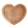 Heart Shaped Storage Box Transparent Acrylic Panel Wooden Display Case for Jewelry Coin Saving 20x18