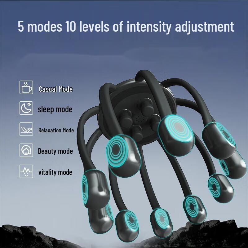 Hozheng Multi-dimensional Head Massager CN plug (adapter included)