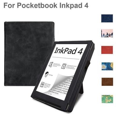 Funda para eReader de 7.8 pulgadas con soporte de mano, carcasa protectora, funda inteligente para Pocketbook Inkpad 4