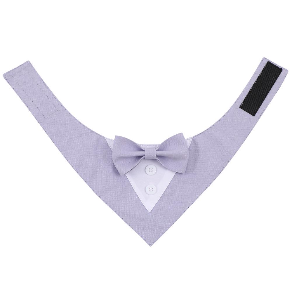 Multicolor British Style Dog Bandana - Wedding Pet Triangle Scarf