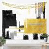 Hot Pink Black White Tapestry For Kids Boys Girls Abstract Morden Wall Art Buffalo Check Wall Hanging Blanket Bedroom Decor