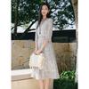 JIUZI ANNACO 2025 Summer 100% Mulberry Silk Elegant Dress