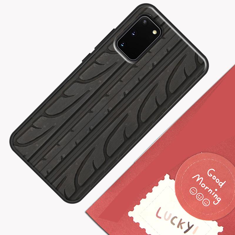 Tire Tread Wheel Phone Case For Samsung Galaxy S24 Ultra S20 S21 S22 S23 S25 Plus S9 S10 S24 FE Cover Shell