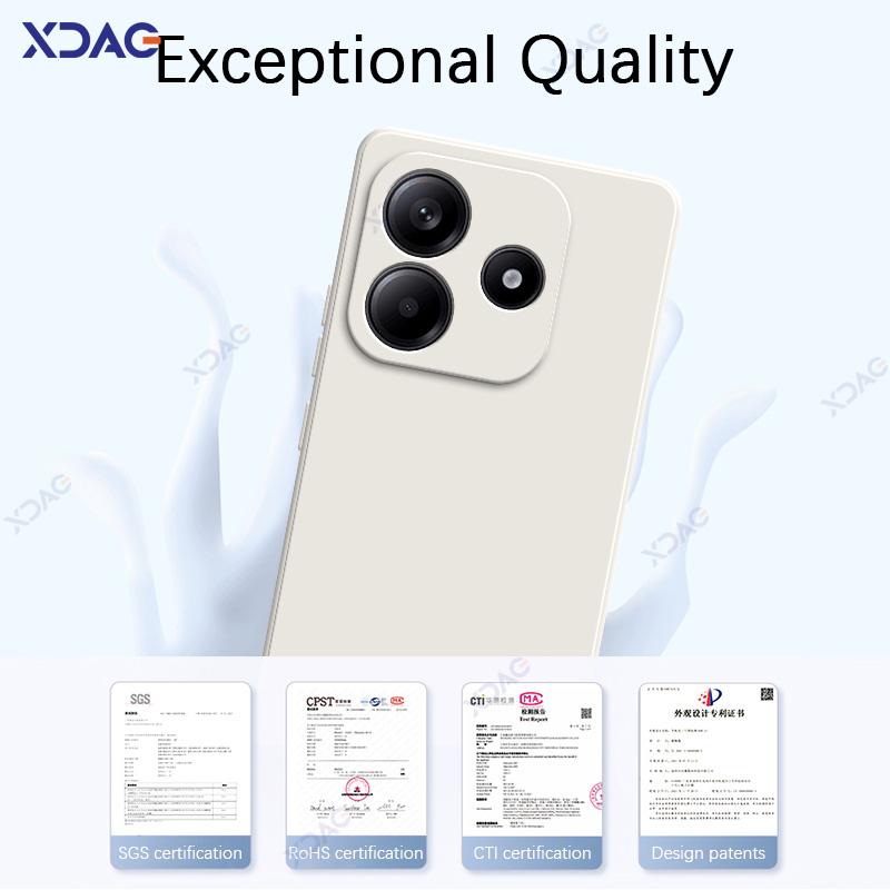 Luxury Fashion Cute Case Cover for Xiaomi Redmi Note 14 RedmiNote14 5G 360 Soft Square Liquid Silicone Mobile Phone Bags Housing