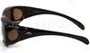 Ax Fit Over Sunglasses Sunglasses Over Glasses BR/Crystal Brown SG-602P