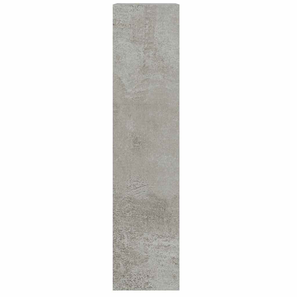 Shoe Cabinet Concrete Grey 63 x 24 x 103 cm Wood Based Material