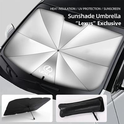 Car Windshield Sun Shade Umbrella Visor UV Protection Shield For LS LC RZ IS350 ES300 GS350 CT200h GX460 LX570 RX500h NX30