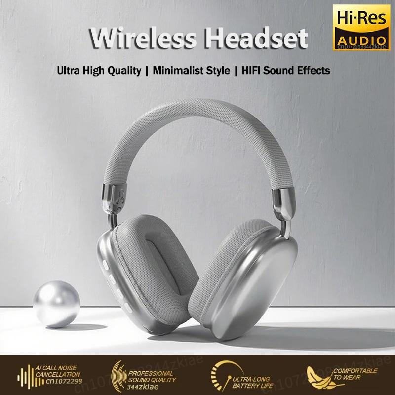 Trådløst Bluetooth-headset HiFi Stereo Subwoofer Støyreduserende Hodetelefoner Sammenleggbare Lette Ørepropper Langvarig Batteri