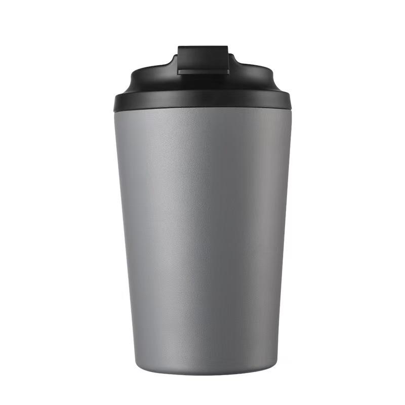 12oz Mehrfarbige Isolierte Edelstahl-Kaffeetasse mit Direkttrinkdeckel