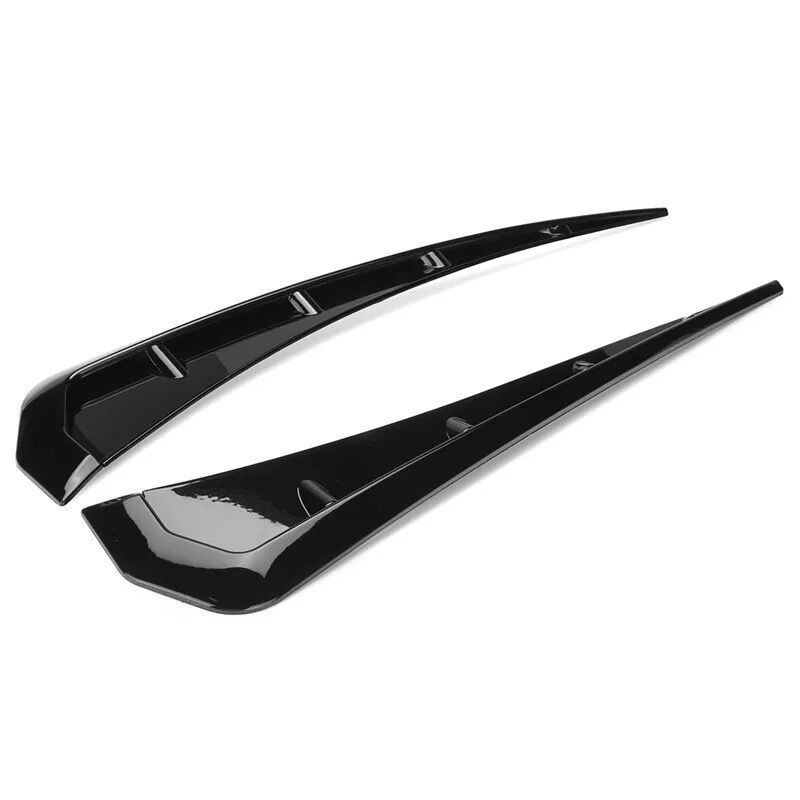 Universal Sport Black Side Fender Air Vents Wing Cover Trim Car Accessories Side Spoiler Decoration