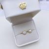 Simple Freshwater Pearl Earrings with Real Gold Electroplated S925 Needle - Cute & Petite Design