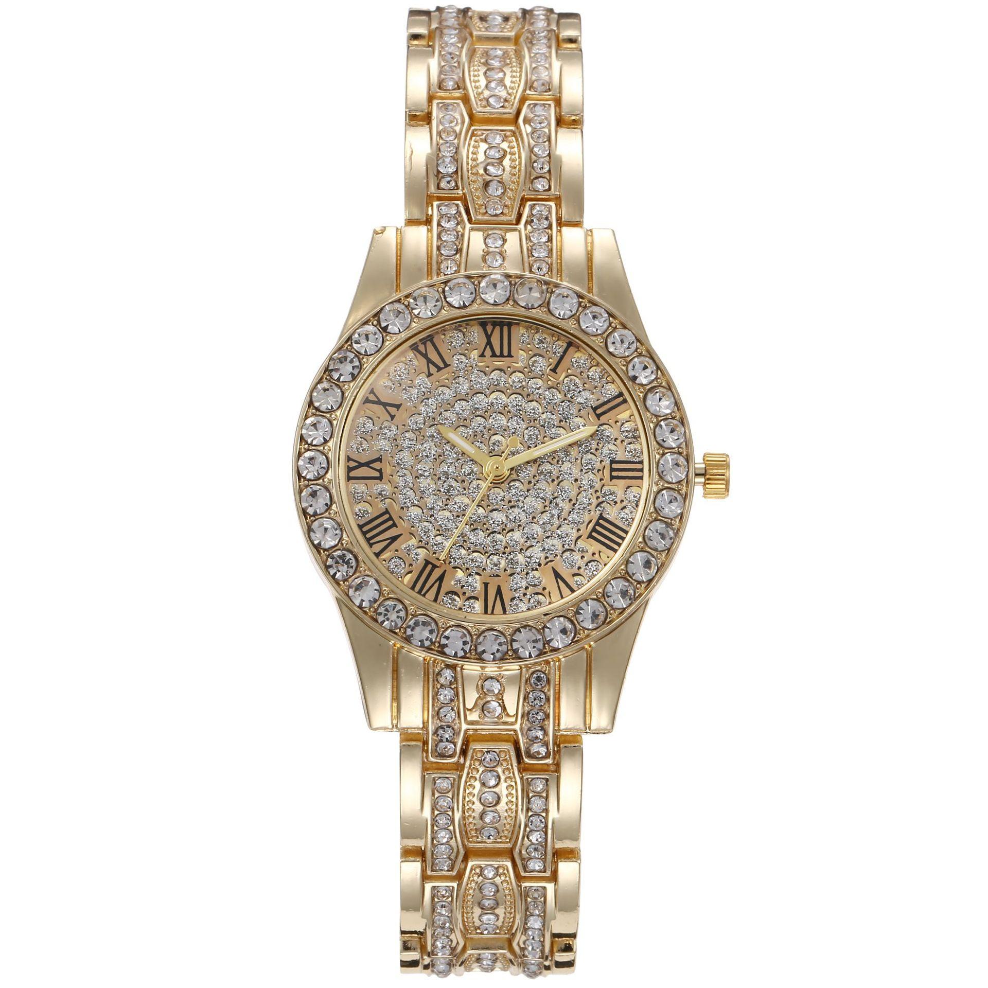 

Гипсофила Женские Модные Цифровые Часы с Полным Бриллиантовым Покрытием Перламутровый Блестящий Стальной Браслет Кварцевые Часы