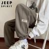 JEEP SPIRIT Men's Waffle Knit Casual Sweatpants