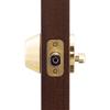 Single Cylinder Deadbolt, Round Deadbolt Lock with Keys, Modern Door Locks with Deadbolt, Deadbolt for Front Door Entrance