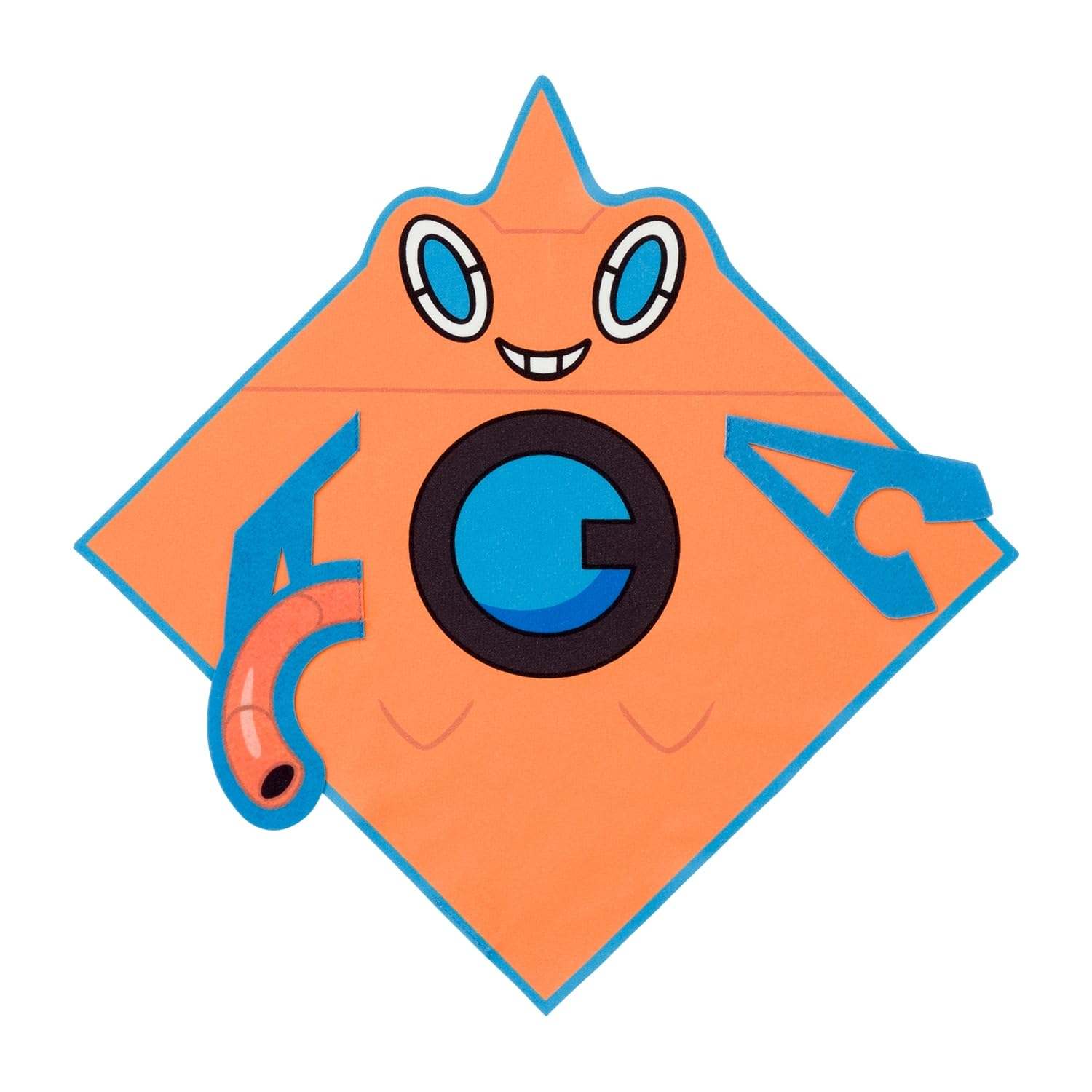Wash Center Stick-on towel, Rotom, Pokémon original.