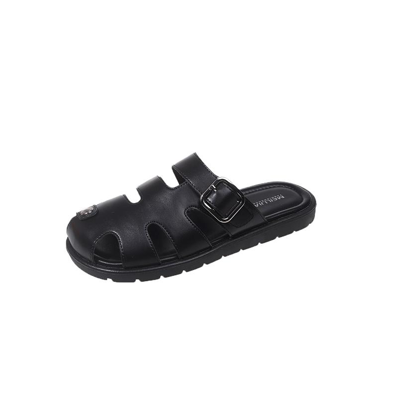 Fashion 2024 Fashion Slingback Sandals Rome Slippers Women Flats Platform Shoes Summer Open Beach Flip Flops Walking Mujer Slides