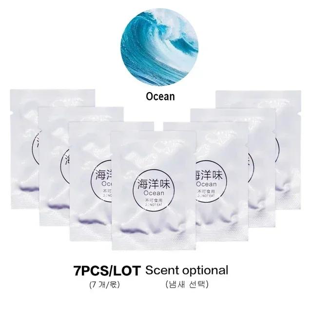Car Air Freshener Supplement 7 Pcs/Lot Solid Car Perfume Car Air Conditioner Vent Auto Ocean Refill Air Outle Amagi