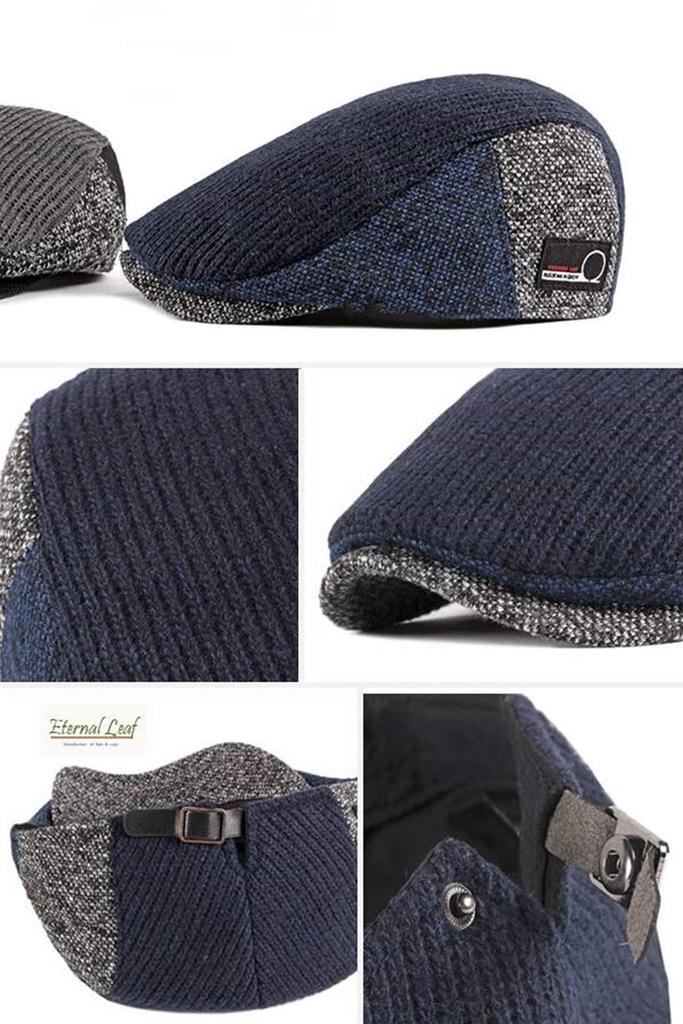 Hunting Hat Thermal Knit Hunting Free Size FT24109 [Eternal Leaf] Men's Women's (02.Black)