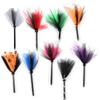 Halloween Party Witch Broom Purple Orange Green Broom For Masquerade Halloween Cosplay Costume Accessories Kid Toy Gift