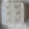 Silicone Keychain Molds Resin Jewelry Moulds Dog Shape Earring Molds Epoxy Resin Accessories for Making Accessories