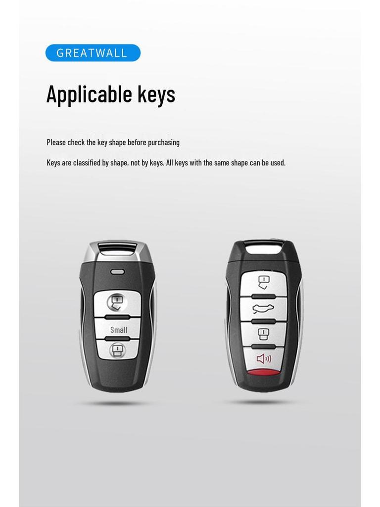 2021 Great Wall Cannon Key Cover for Commercial, Passenger, Off-Road, and Pickup Remote