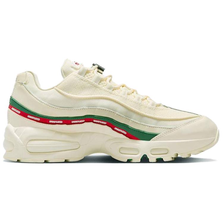 Undefeated x Nike Air Max 95 Sail Herren Sneaker Weiß Metallic-Silber Gorge-Grün IB4453-100