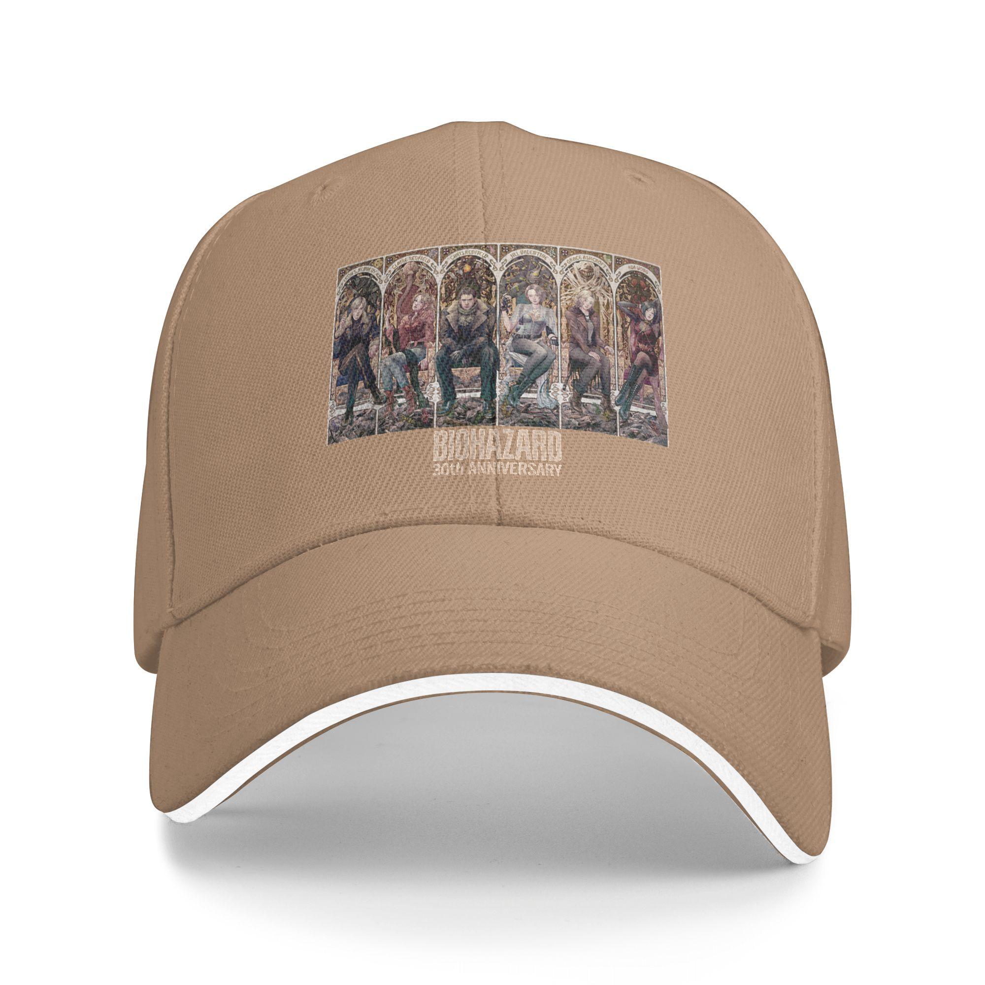 

Residents Evils 30th Anniversary Key Art FP Baseball Cap Outdoor Sport Sun Trucker Hat Female Male Casual Design Snapback Cap As Picture хаки