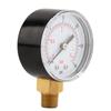 Pressure Gauge 50mm 1Celsius4 BSPT Brass Thread for Fuel   Oil Gas Water (0-15PSI 0-1Bar)
