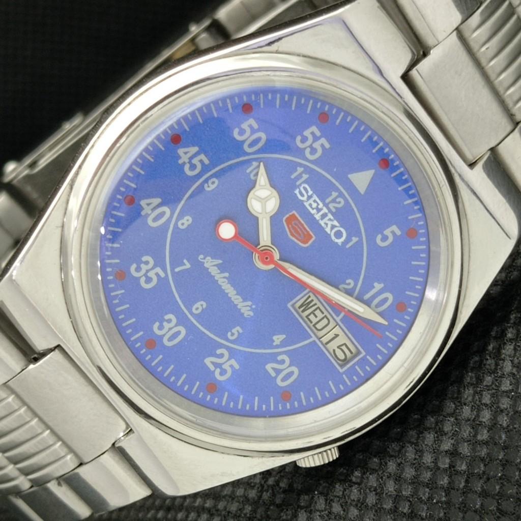 

Б/У винтажные часы SEIKO 5 AUTOMATIC 7009A JAPAN MENS D/D BLUE WATCH 587f-a309640-2 SKU587f-a309640