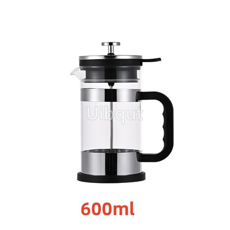 Stainless Steel Glass Teapot Cafetiere French Presses Coffee Tea Percolator Filter Press Plunger Manual Coffee Espresso Maker