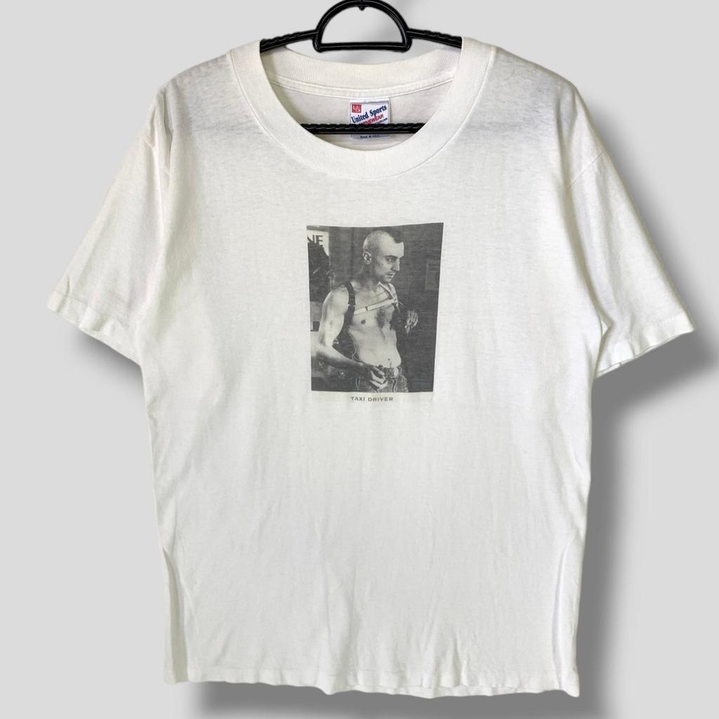 Vintage 90s Taxi Driver Robert De Niro Movie T-Shirt Collectible Martin Scorsese Neo-noir Psychological Thriller Cult Film Tee Medium