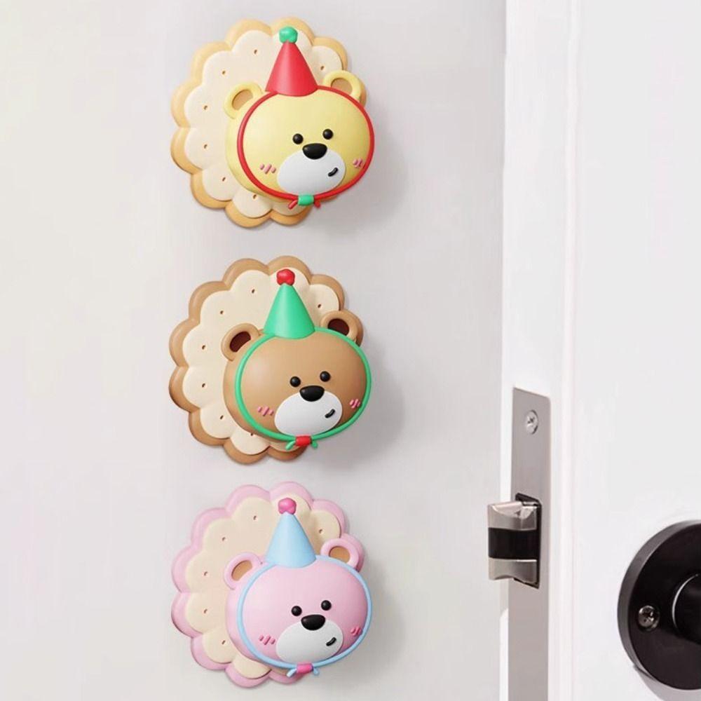 New Silicone Door Stopper Mute Design Self Adhesive Anti Collision Pads Shockproof Anti-slip Handle Bumper Door