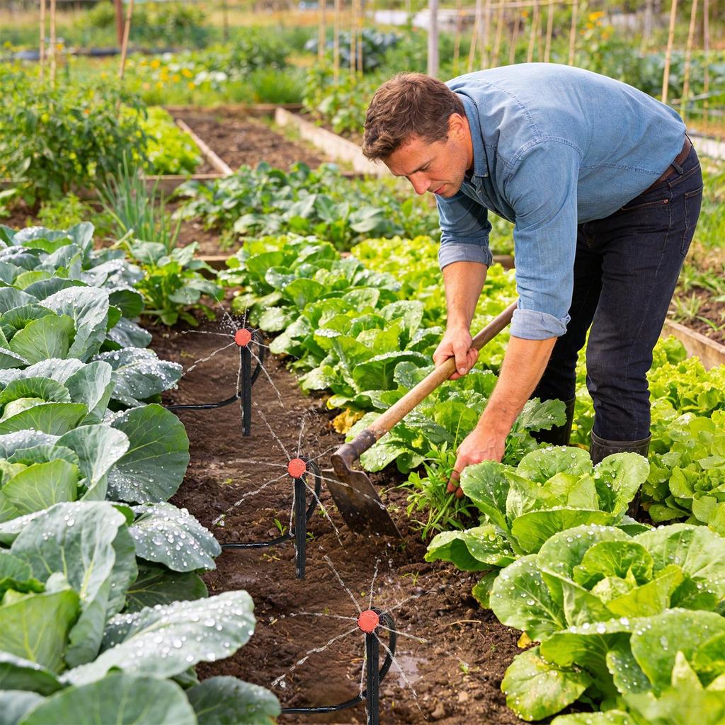 Garden Irrigation System Quick Connect Emitters Water Irrigation System For Garden For Home Blacony Patio Yard Lawn Greenhouse