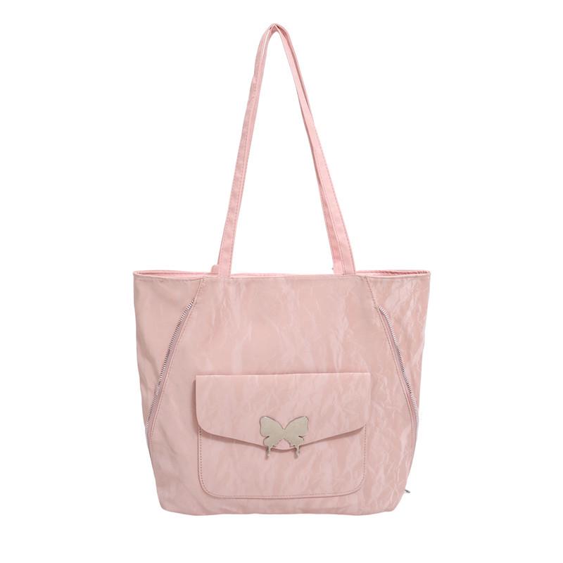 

2025 Women s Large Capacity Fashion Tote & Casual Backpack W-1988 розовый