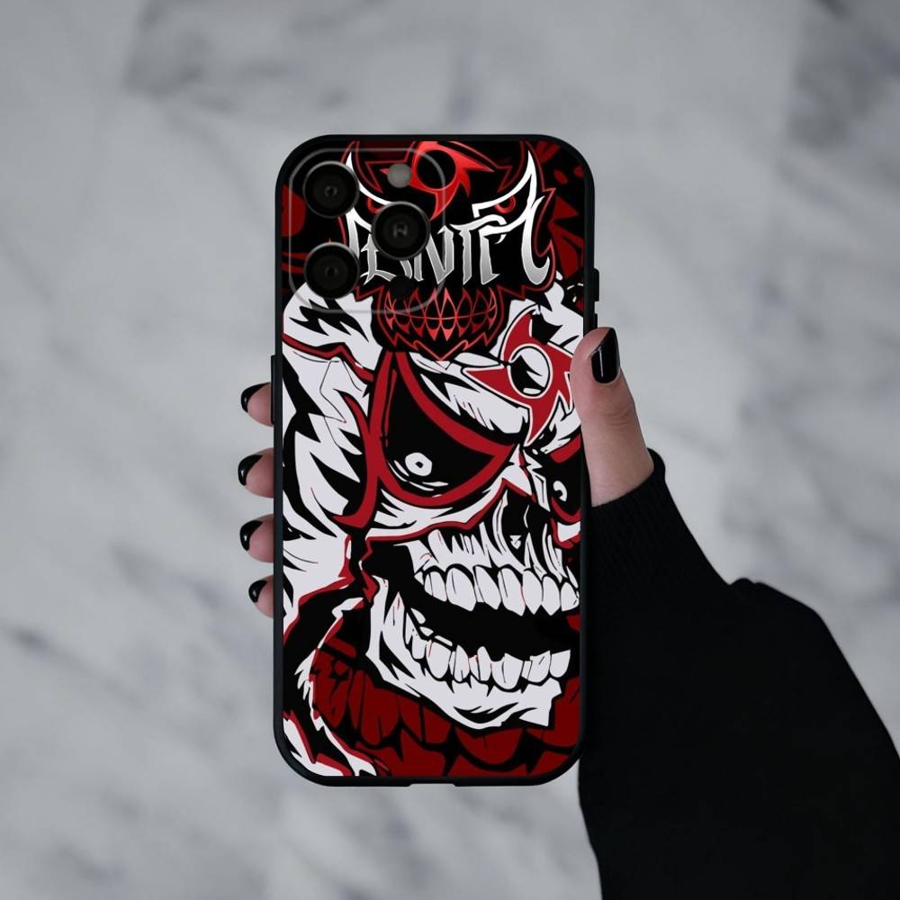 P-Penta Zero M-Miedo Phone Case For iPhone 17pro,16,15,14,13,12,11 Plus,Pro Max,XS,Soft Silicone Black Cover