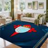 Celta Vigo FC Design Crystal Velvet Rug Soft Decorative Mat for Bedroom Entrance